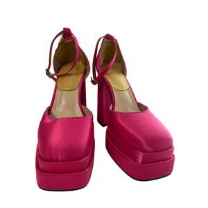 AMIUWEN PINK PLATFORM SHOES SIZE 37